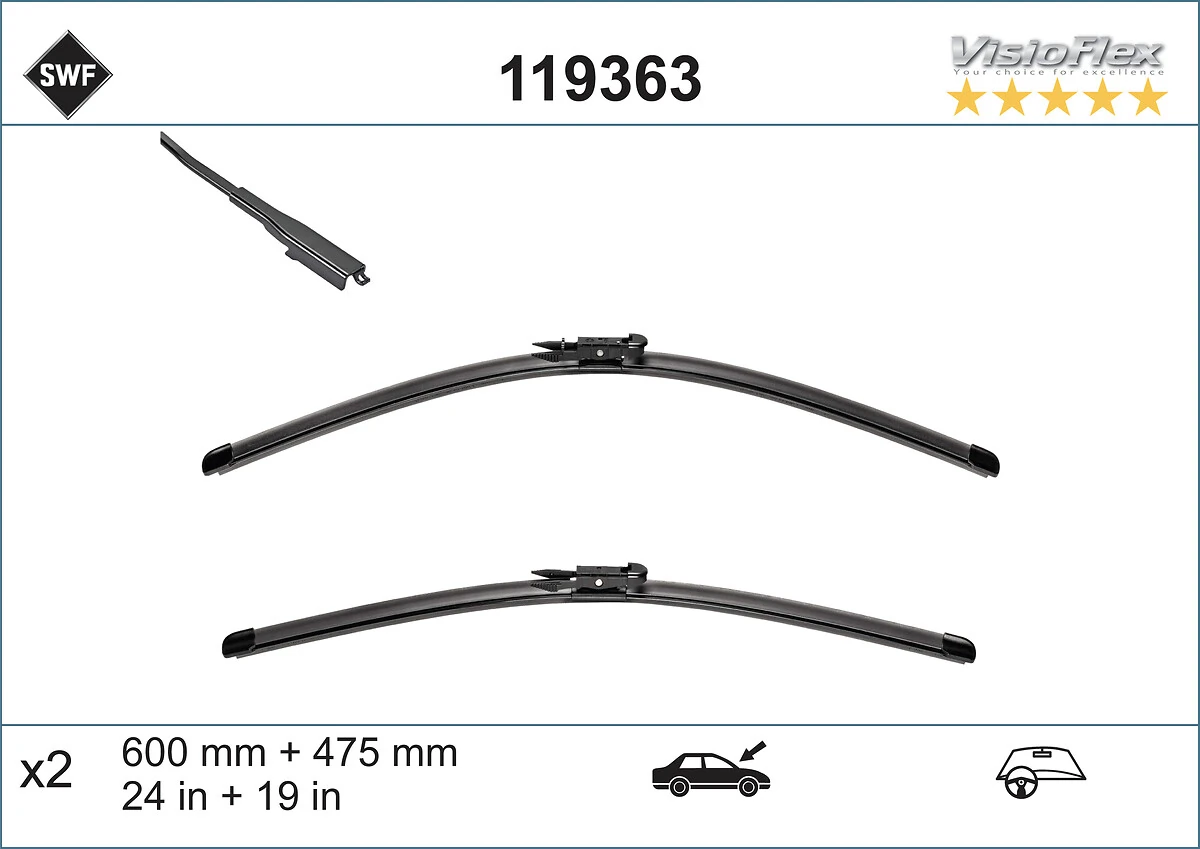 SWF Wischblatt - 119363 - TothCarparts