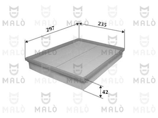 AKRON-MALÒ Luftfilter - 1500030 - TothCarparts