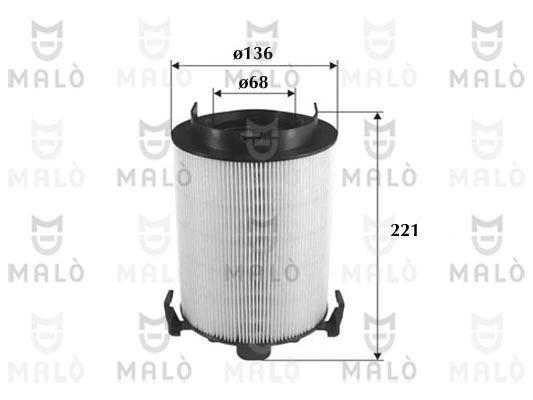 AKRON-MALÒ Luftfilter - 1500045 - TothCarparts