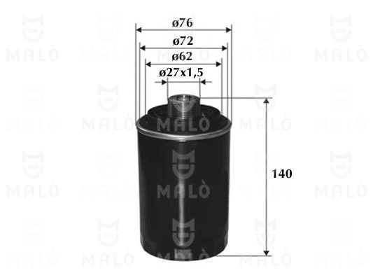 AKRON-MALÒ Ölfilter - 1510163 - TothCarparts