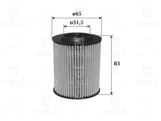 AKRON-MALÒ Ölfilter - 1510207 - TothCarparts