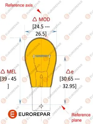 EUROREPAR Glühlampe, Blinkleuchte - 1616430980 - TothCarparts