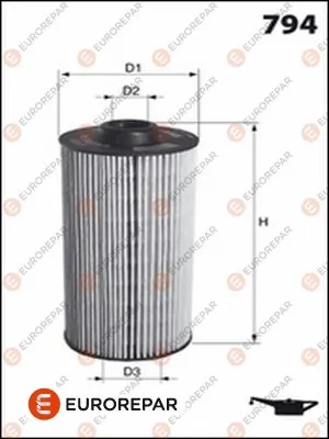 EUROREPAR Ölfilter - 1637766880 - TothCarparts