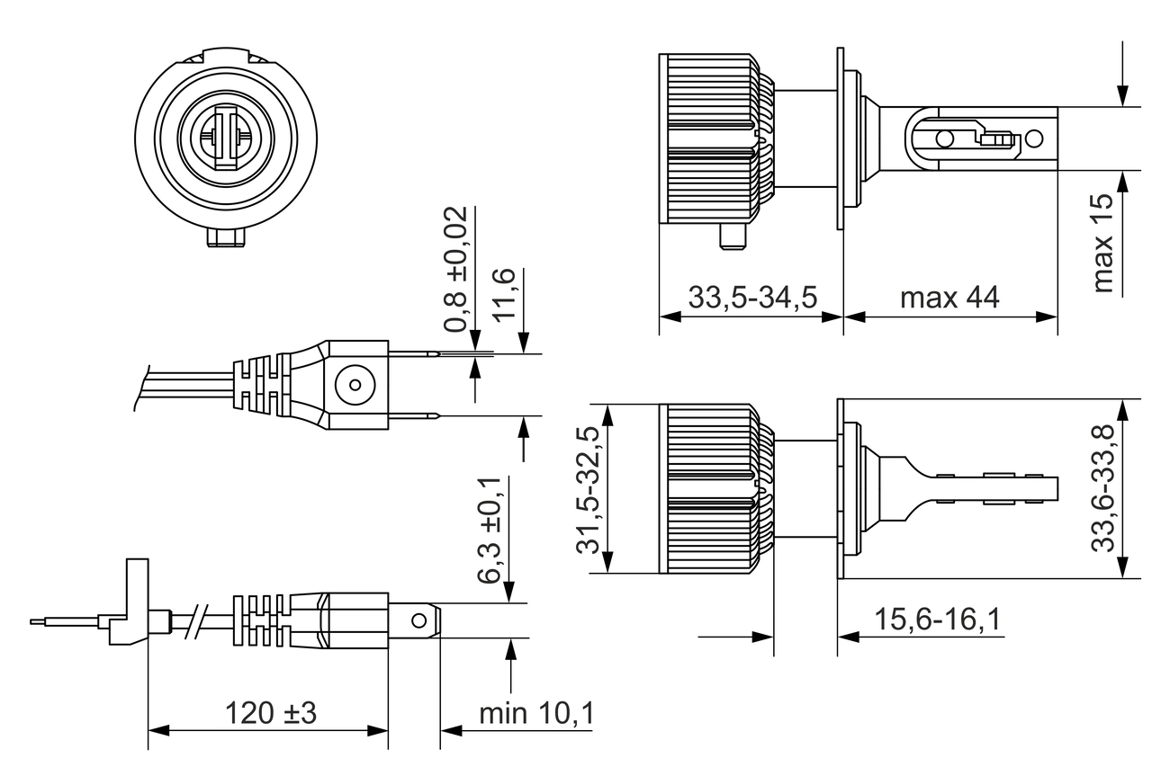 BOSCH Glühlampe, Hauptscheinwerfer - 1 987 301 701 - TothCarparts