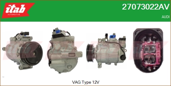 ITAB AUTOMOTIVE Kompressor, Klimaanlage - 27073022AV - TothCarparts