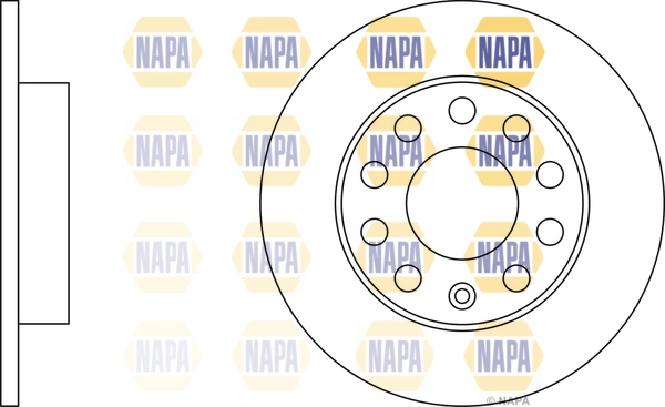 NAPA Bremsscheibe - NBD5419 - TothCarparts