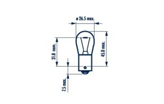 NARVA Glühlampe, Blinkleuchte - 176383000 - TothCarparts
