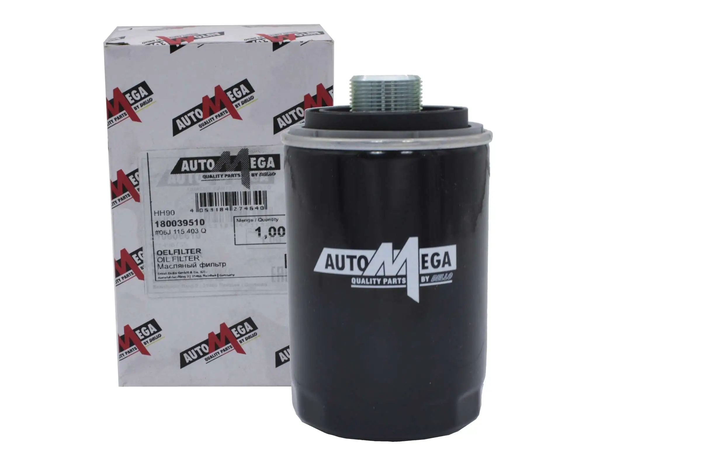 AUTOMEGA Ölfilter - 180039510 - TothCarparts