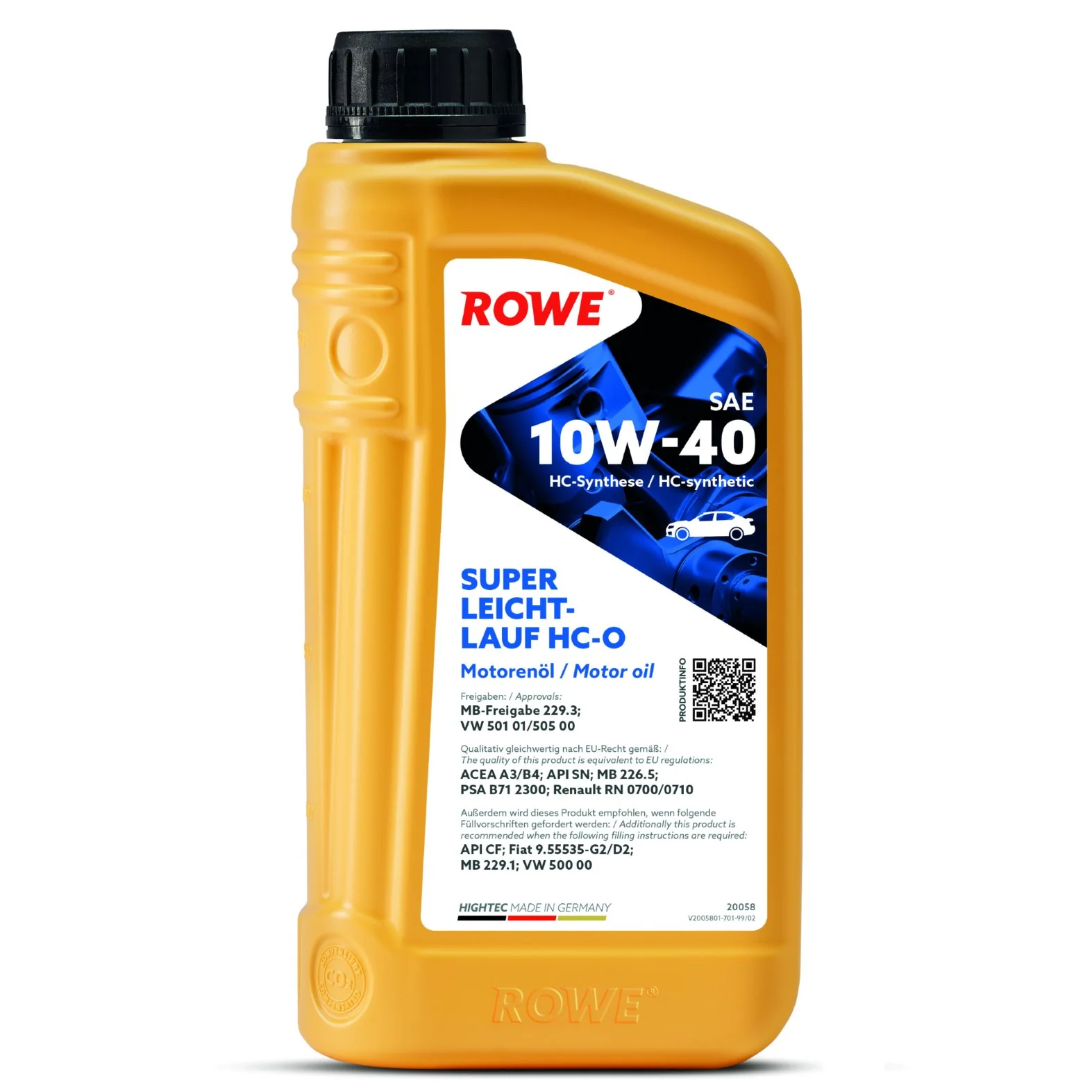 ROWE Motoröl - 20058-0010-99 - TothCarparts