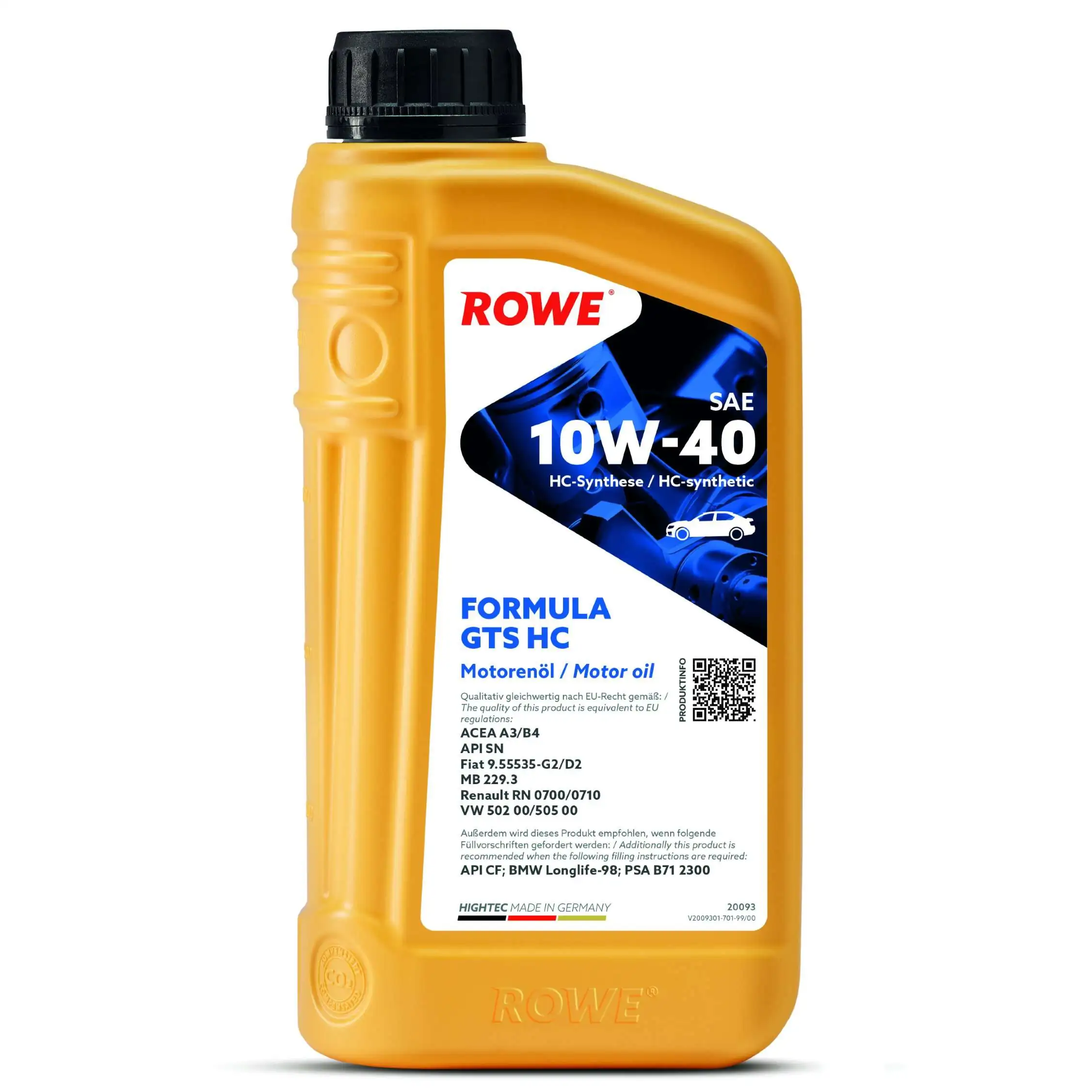 ROWE Motoröl - 20093-0010-99 - TothCarparts