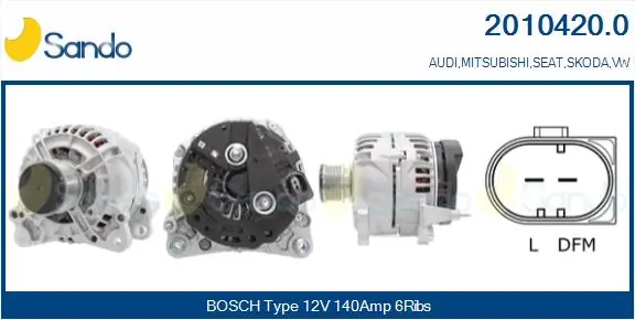SANDO Generator - 2010420.0 - TothCarparts