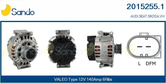 SANDO Generator - 2015255.1 - TothCarparts