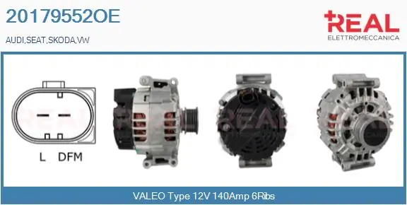 REAL Generator - 20179552OE - TothCarparts