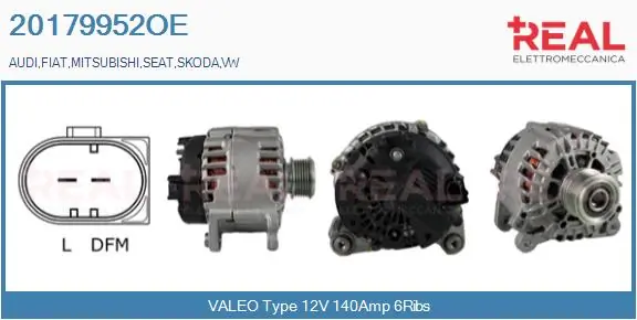 REAL Generator - 20179952OE - TothCarparts