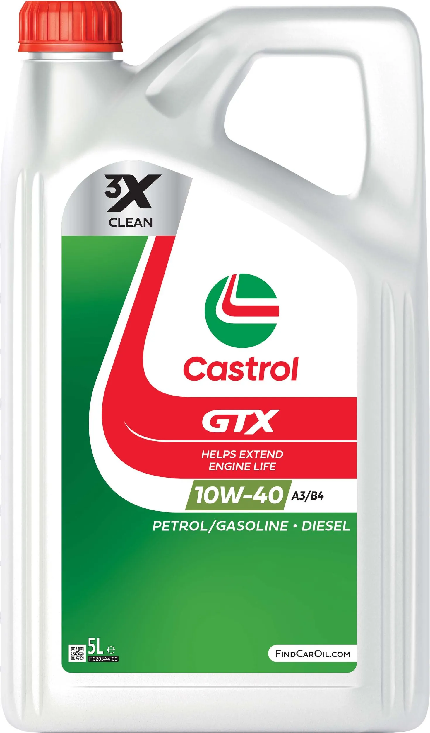 CASTROL GTX A3/B4 10W-40 5L - 15F8FC - TothCarparts