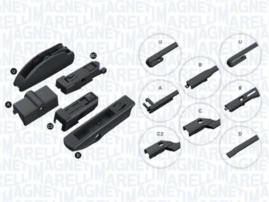MAGNETI MARELLI Wischblatt - 000713617600 - TothCarparts
