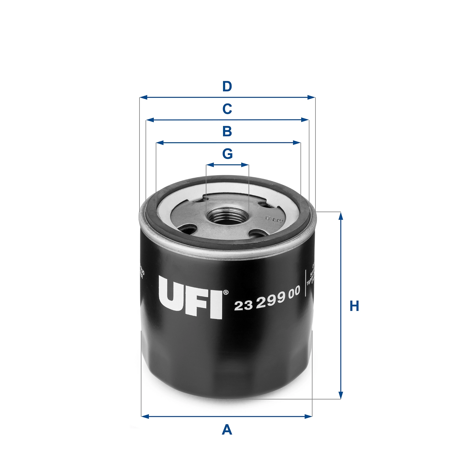 UFI Ölfilter - 23.299.00 - TothCarparts