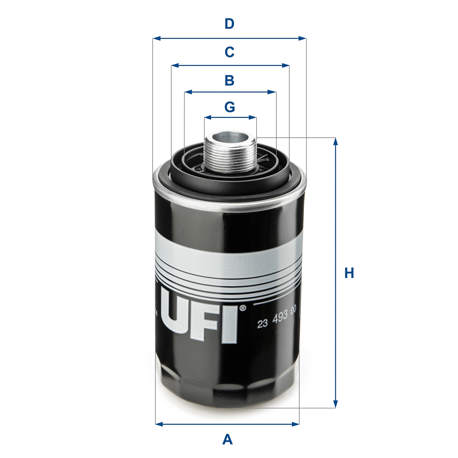 UFI Ölfilter - 23.493.00 - TothCarparts