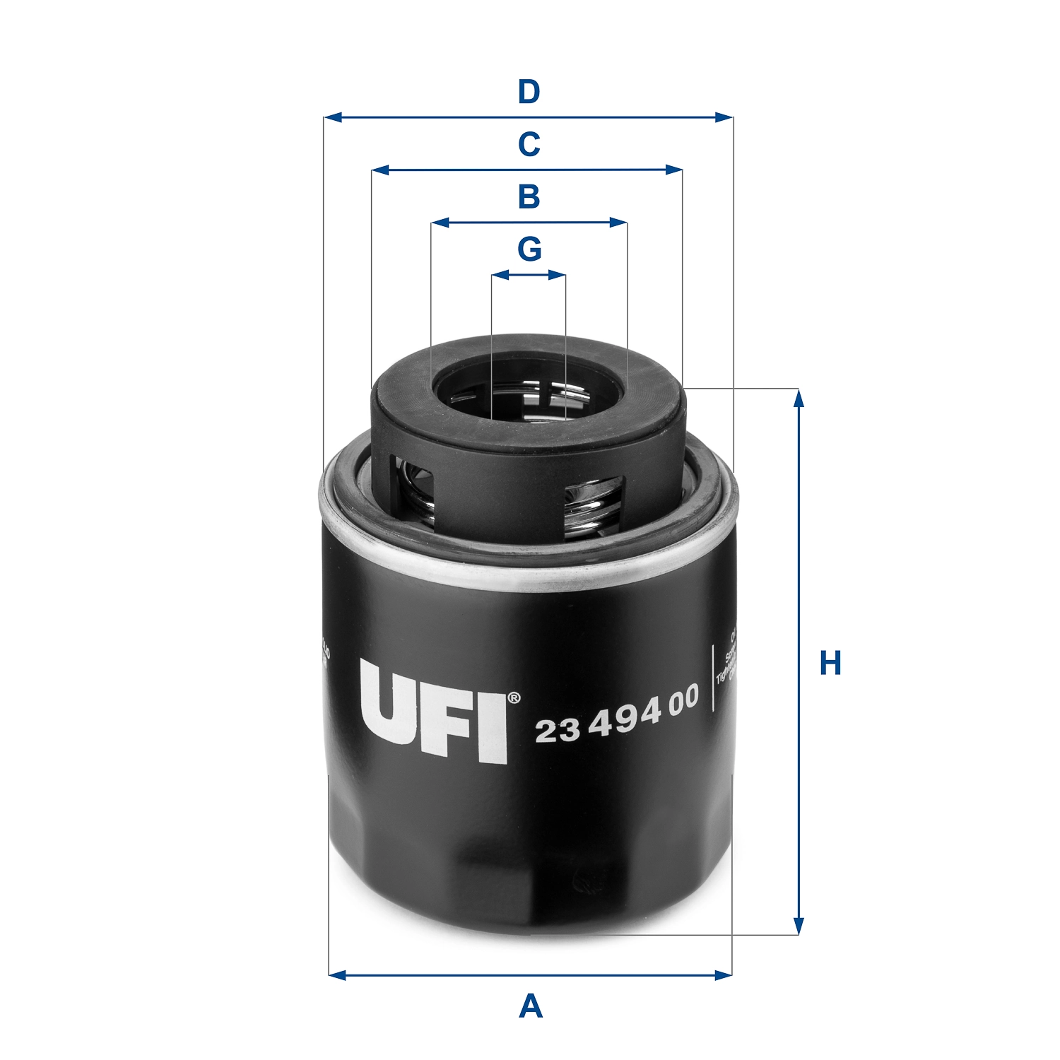 UFI Ölfilter - 23.494.00 - TothCarparts