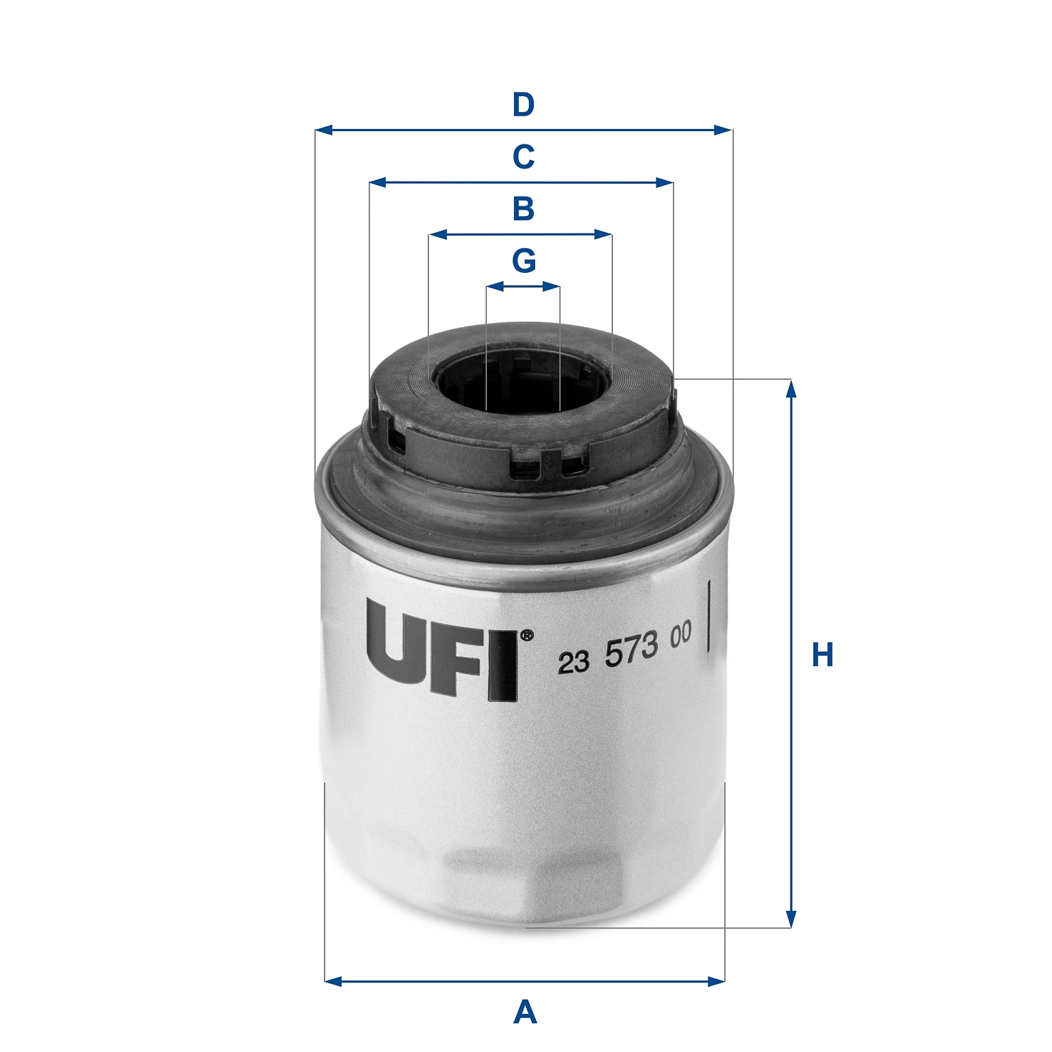 UFI Ölfilter - 23.573.00 - TothCarparts