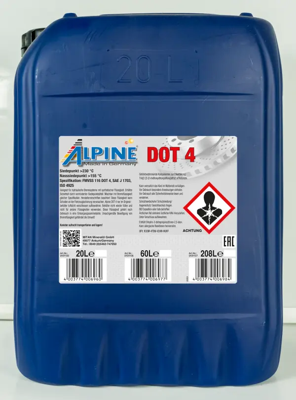 ALPINE Bremsflüssigkeit - 0101105 - TothCarparts