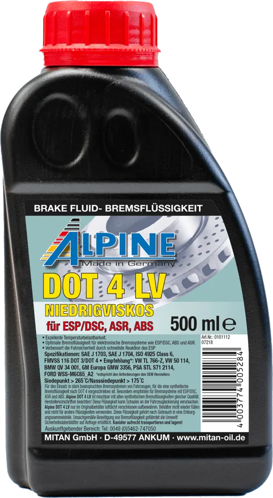 ALPINE Bremsflüssigkeit - 0101112 - TothCarparts