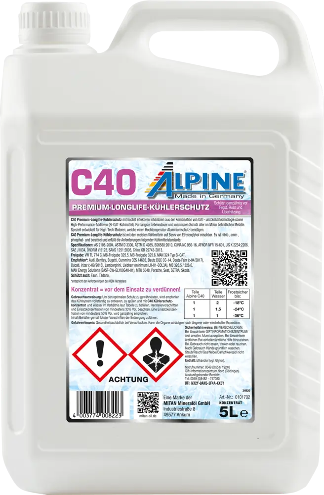 ALPINE Frostschutz - 0101702 - TothCarparts