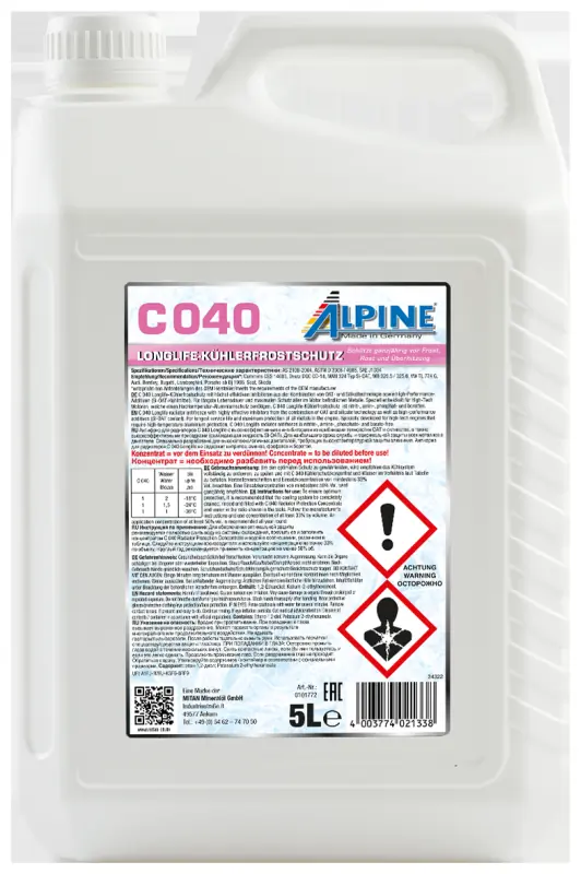 ALPINE Frostschutz - 0101772 - TothCarparts