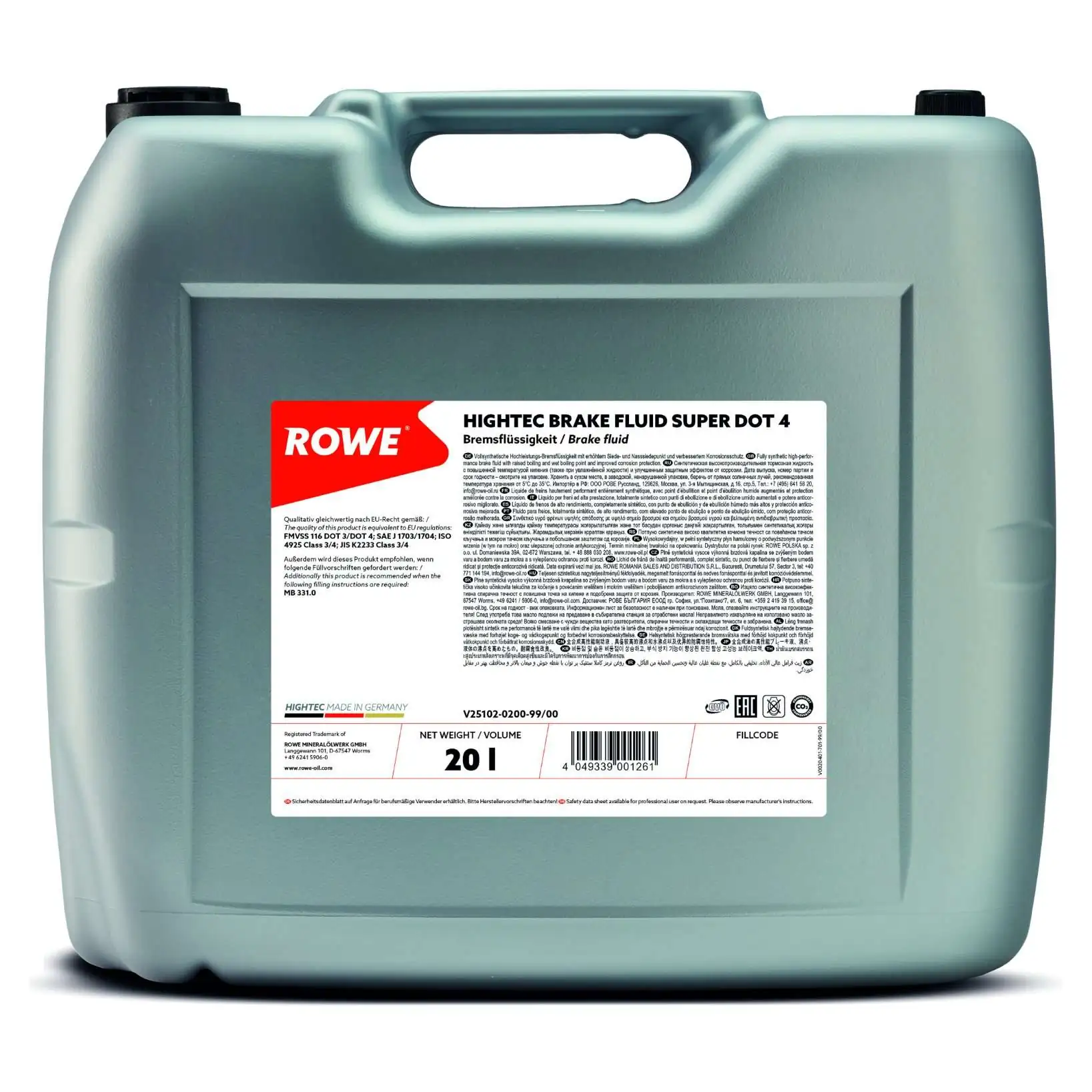 ROWE Bremsflüssigkeit - 25102-0200-99 - TothCarparts