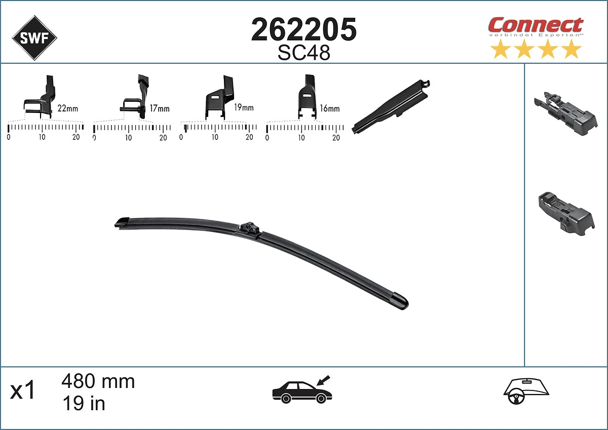 SWF Wischblatt - 262205 - TothCarparts