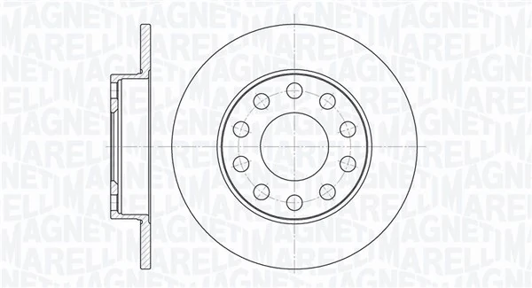 MAGNETI MARELLI Bremsscheibe - 361302040125 - TothCarparts