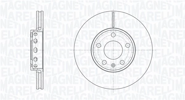 MAGNETI MARELLI Bremsscheibe - 361302040242 - TothCarparts