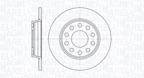 MAGNETI MARELLI Bremsscheibe - 361302040313 - TothCarparts