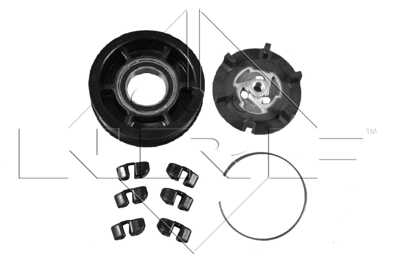 NRF Magnetkupplung, Klimakompressor - 380048 - TothCarparts