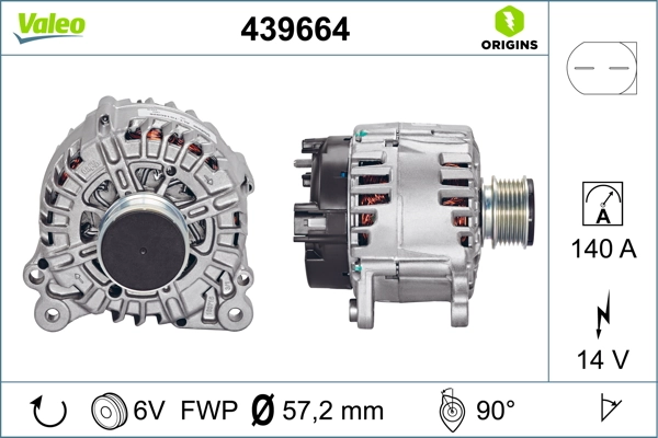 VALEO Generator - 439664 - TothCarparts