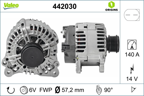 VALEO Generator - 442030 - TothCarparts