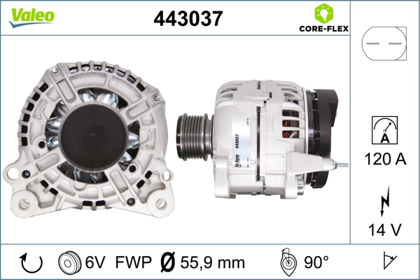 VALEO Generator - 443037 - TothCarparts