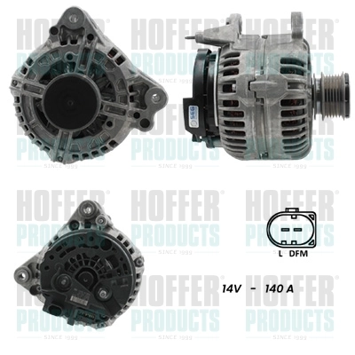 HOFFER Generator - H5510478G - TothCarparts