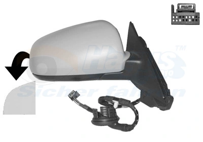 VAN WEZEL Außenspiegel - 0333808 - TothCarparts