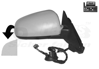 VAN WEZEL Außenspiegel - 0333820 - TothCarparts