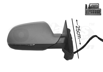 VAN WEZEL Außenspiegel - 0338806 - TothCarparts
