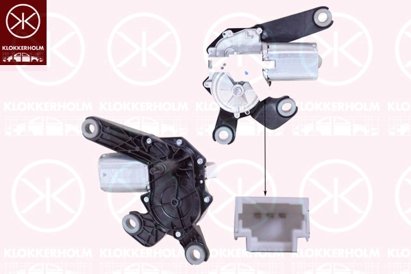 KLOKKERHOLM Wischermotor - 55147173 - TothCarparts