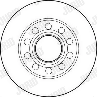 JURID Bremsscheibe - 562192JC-1 - TothCarparts