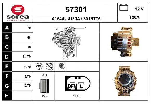 EAI Generator - 57301 - TothCarparts