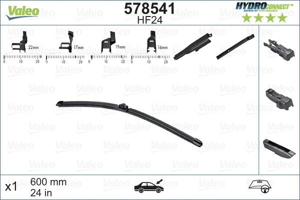 VALEO Wischblatt - 578541 - TothCarparts
