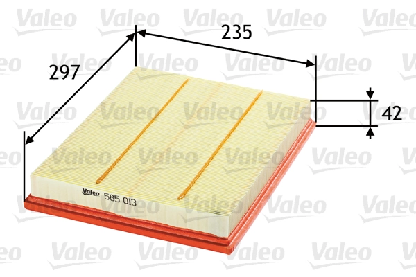 VALEO Luftfilter - 585013 - TothCarparts