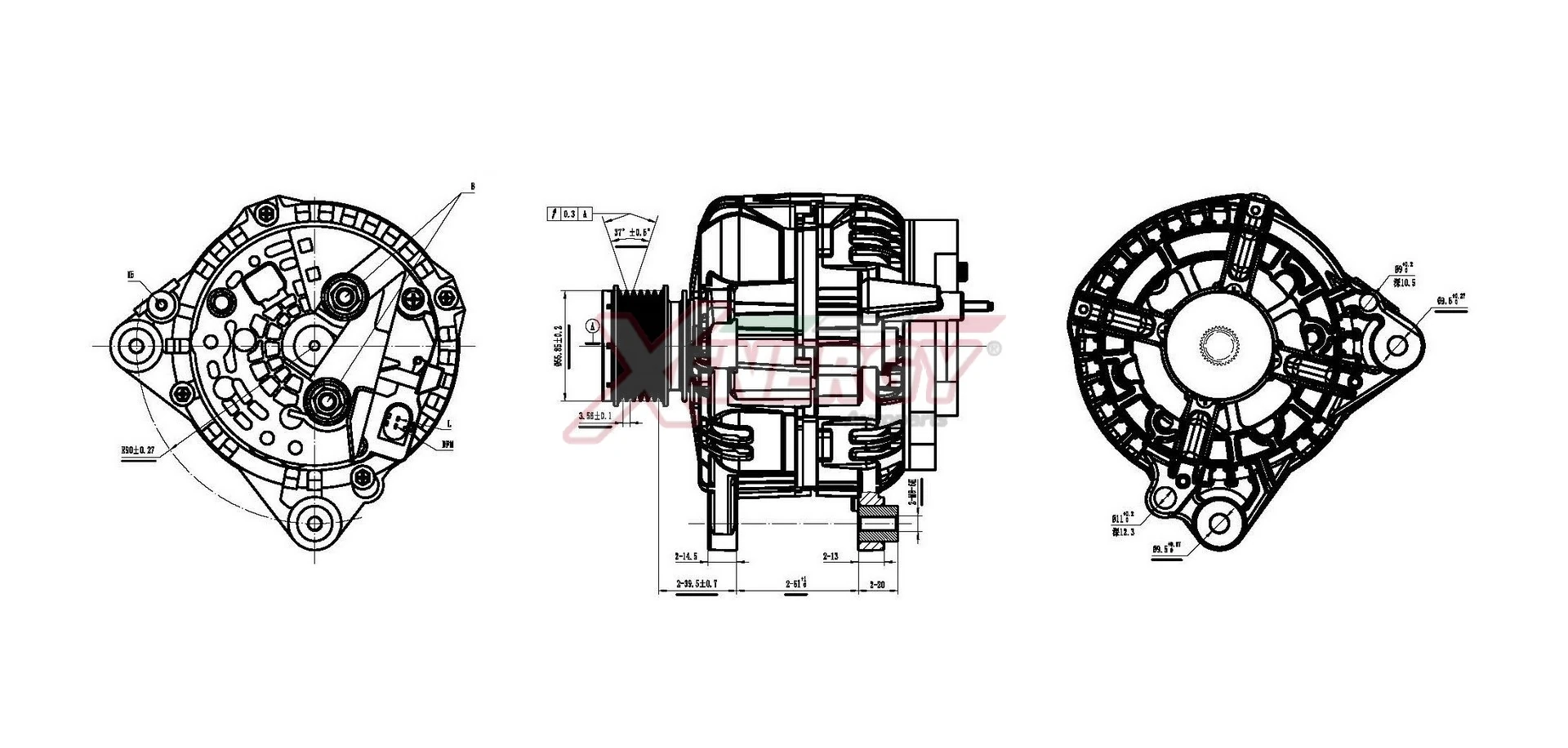 AP XENERGY Generator - XAL25915AD - TothCarparts