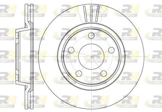 ROADHOUSE Bremsscheibe - 6548.10 - TothCarparts