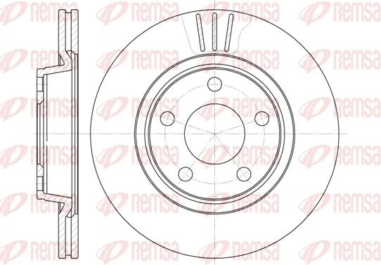 REMSA Bremsscheibe - 6548.10 - TothCarparts