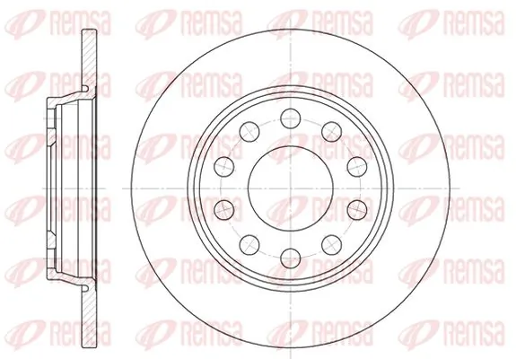 KAWE Bremsscheibe - 6731 00 - TothCarparts